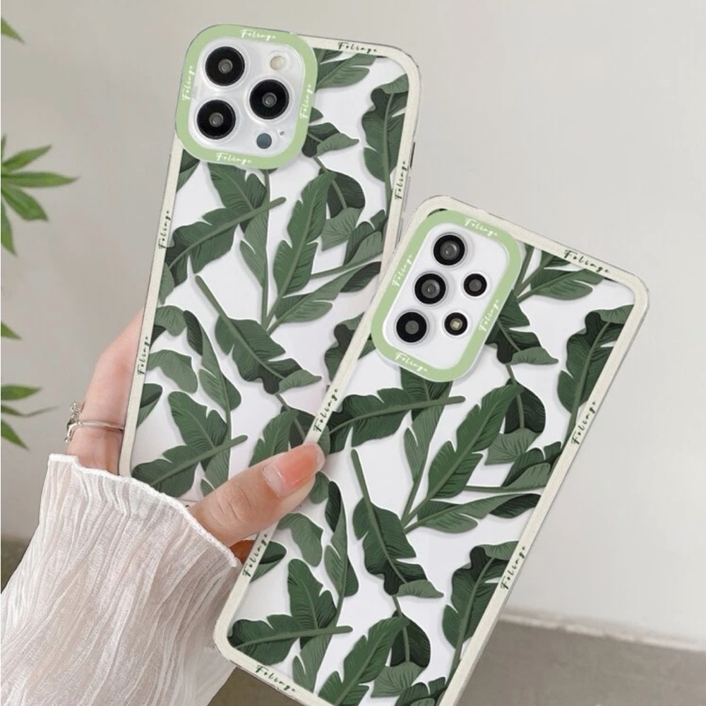 ⚠️Clearance iPhone 14 Pro Leaf Pattern Phone Case - Picture 2 of 4
